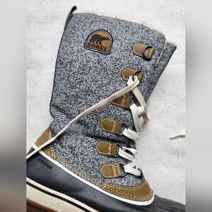 Sorel Gray and Brown Winter Boots